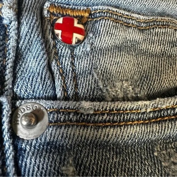 πβ¨ HUDSON Women's Low-Rise Distressed Krista Super Skinny Ankle Jeans - Sz 25 β¨ - Picture 12 of 16